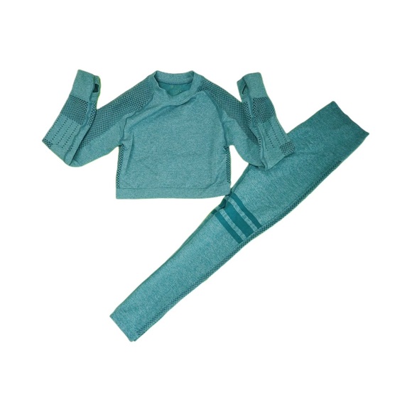 2 piece active set (Turquoise X Teal) - Picture 1 of 5